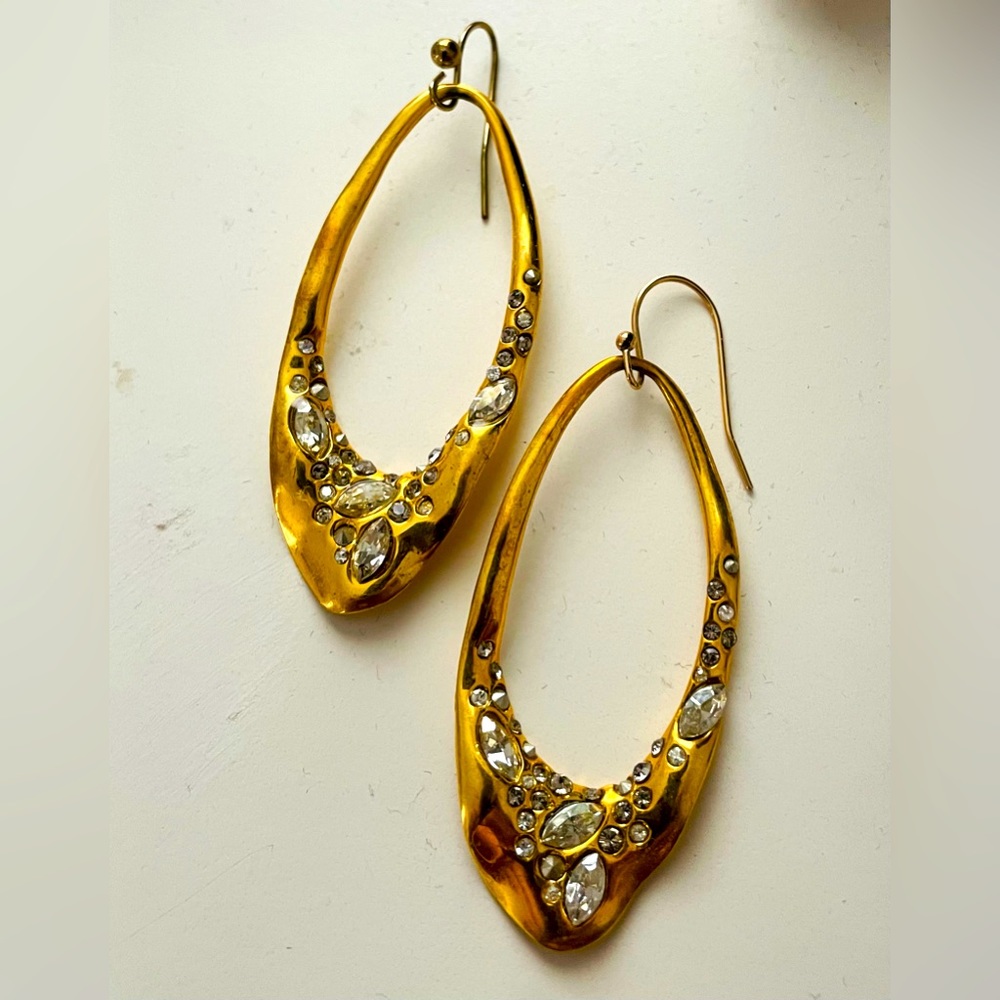 Alexis bittar gold earrings